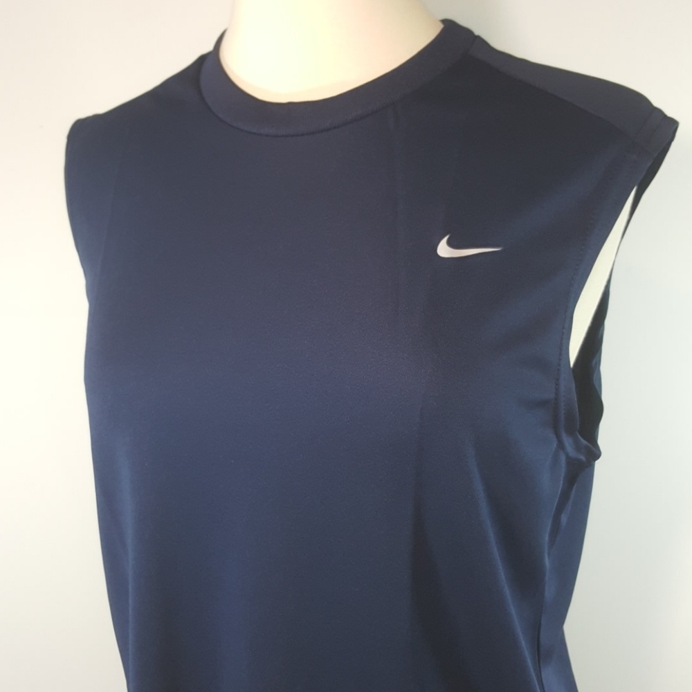 NWOT Nike Dri Fit Navy Athletic Sleeveless Shirt